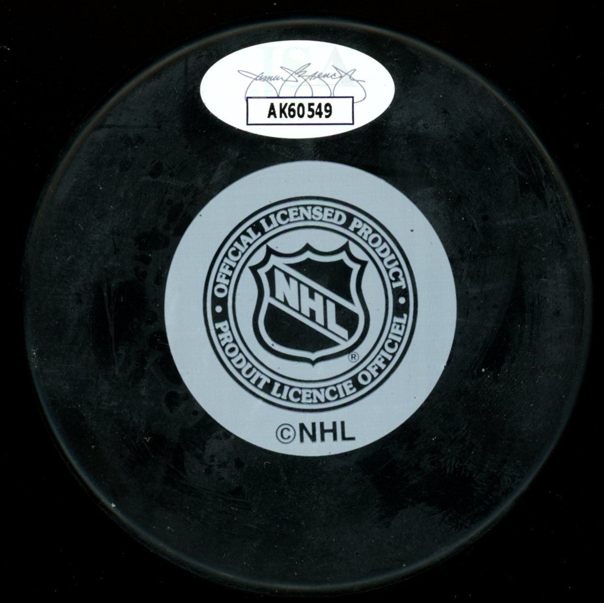 Henri Richard Signed Autographed Puck JSA AK60549