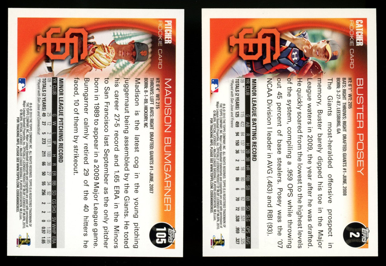 2010 Topps Baseball Complete Set (661) NM-MT