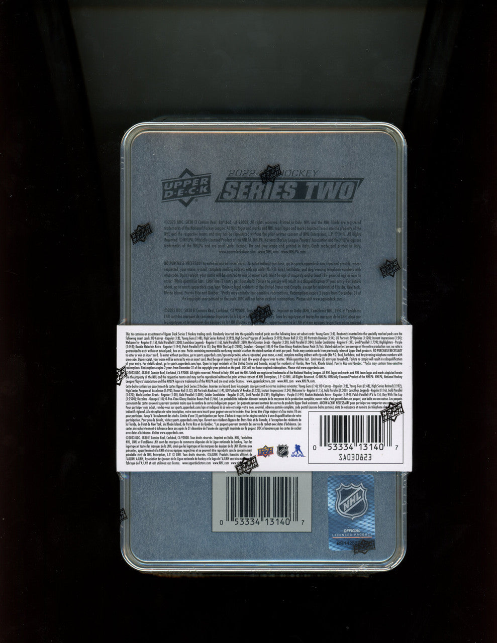 2022/23 Upper Deck Hockey Series 2 Tin