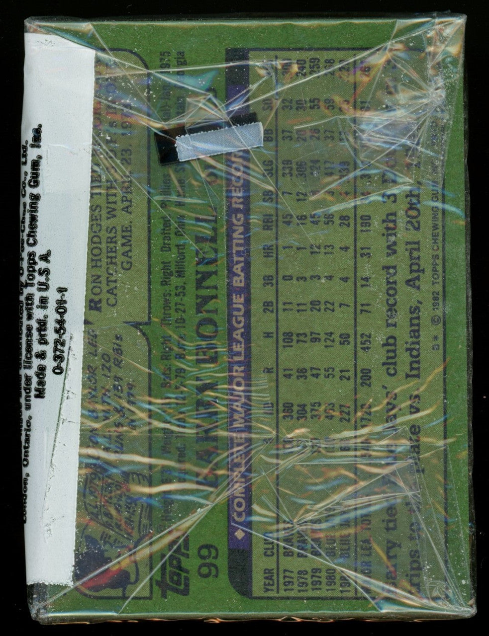 1982 Topps Baseball Cello Pack Sealed