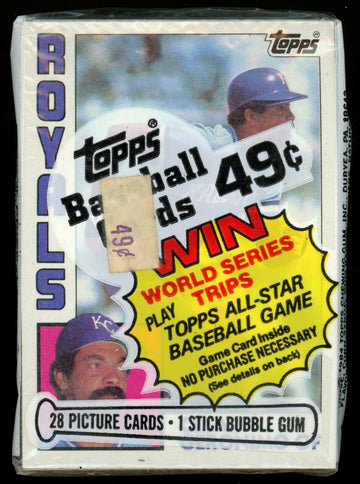 1984 Topps Baseball Cello Pack Sealed