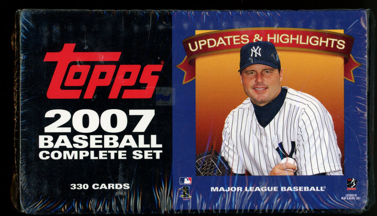 2007 Topps Baseball Updates & Highlights Complete Set Factory Sealed