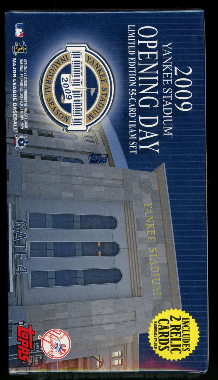 2009 Topps Yankee Stadium Opening Day Team Set Box Factory Sealed