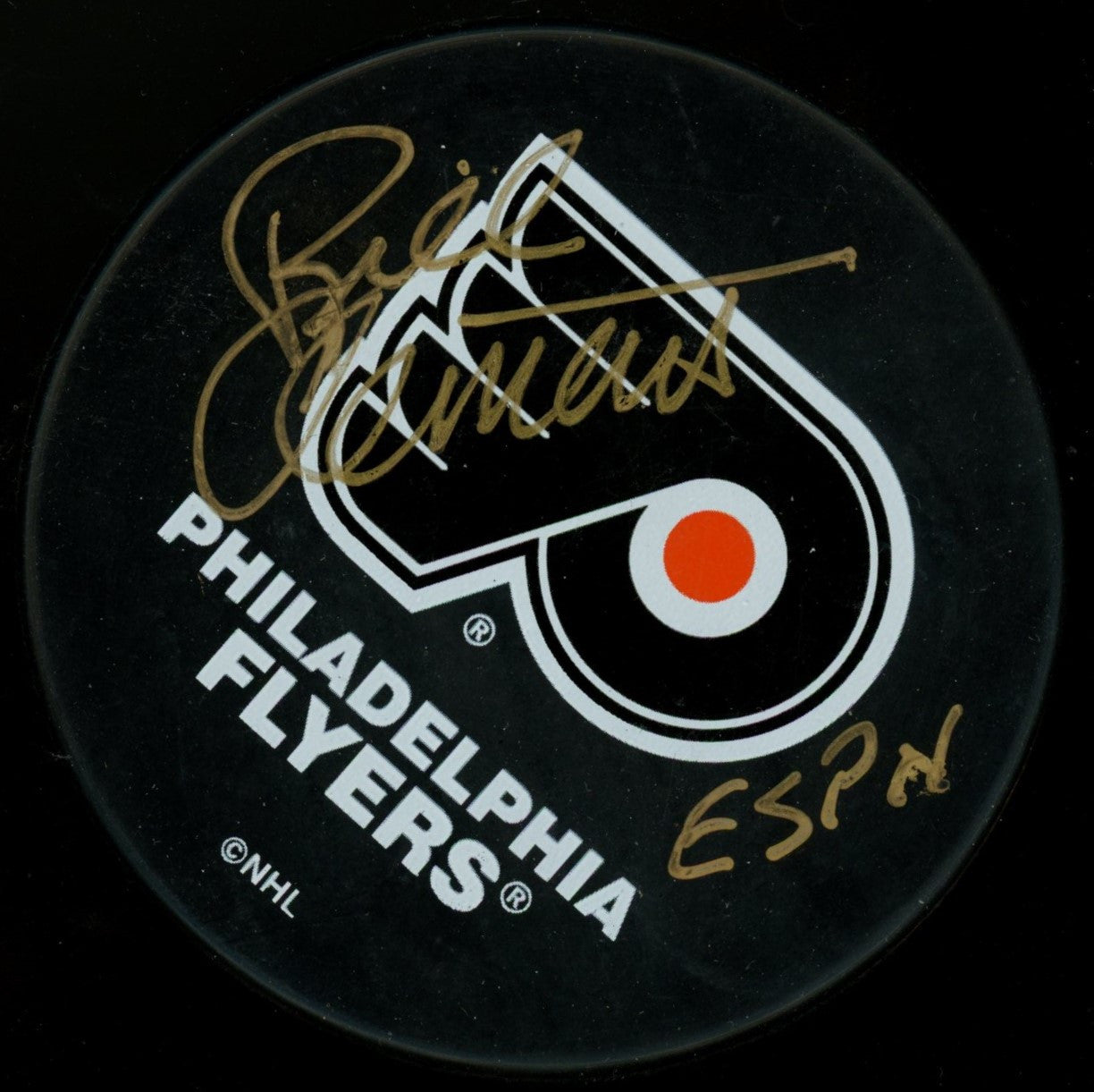 Bill Clement Signed Autographed Puck JSA AK60574
