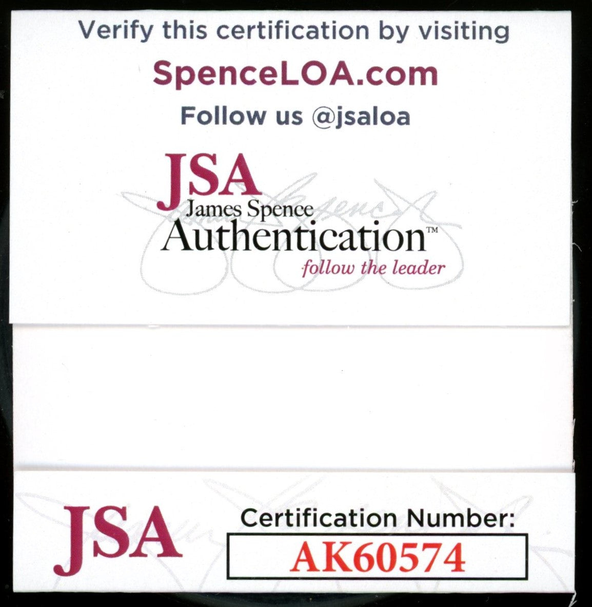 Bill Clement Signed Autographed Puck JSA AK60574