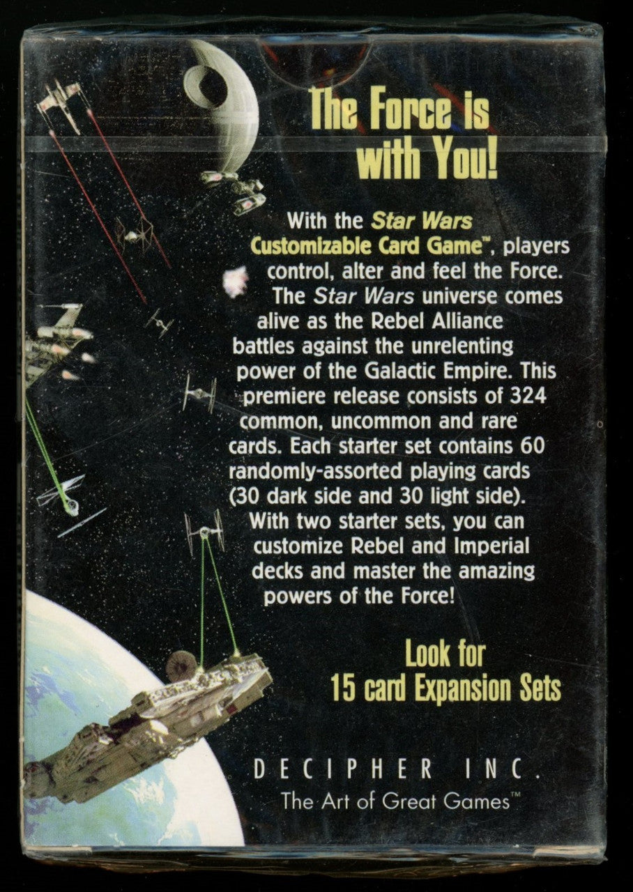 1995 Decipher Star Wars CCG Premier 60 Card Starter Set Limited Edition Sealed