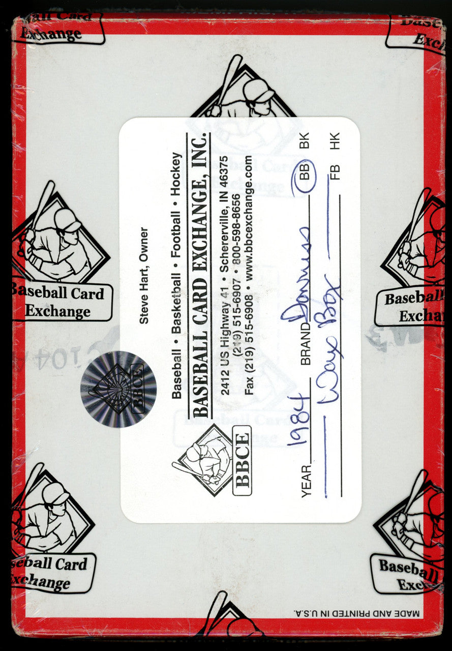 1984 Donruss Baseball Wax Box BBCE Wrapped and Sealed