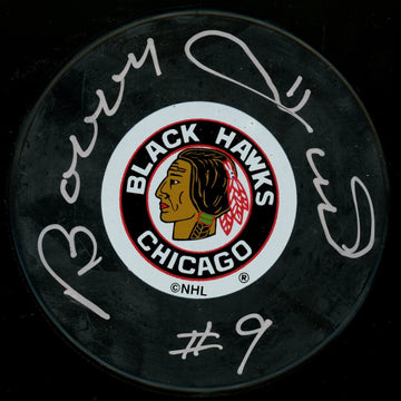Bobby Hull Auto Puck JSA AK60546