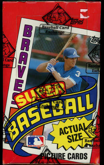 1984 Topps Super Baseball Box BBCE Wrapped and Sealed