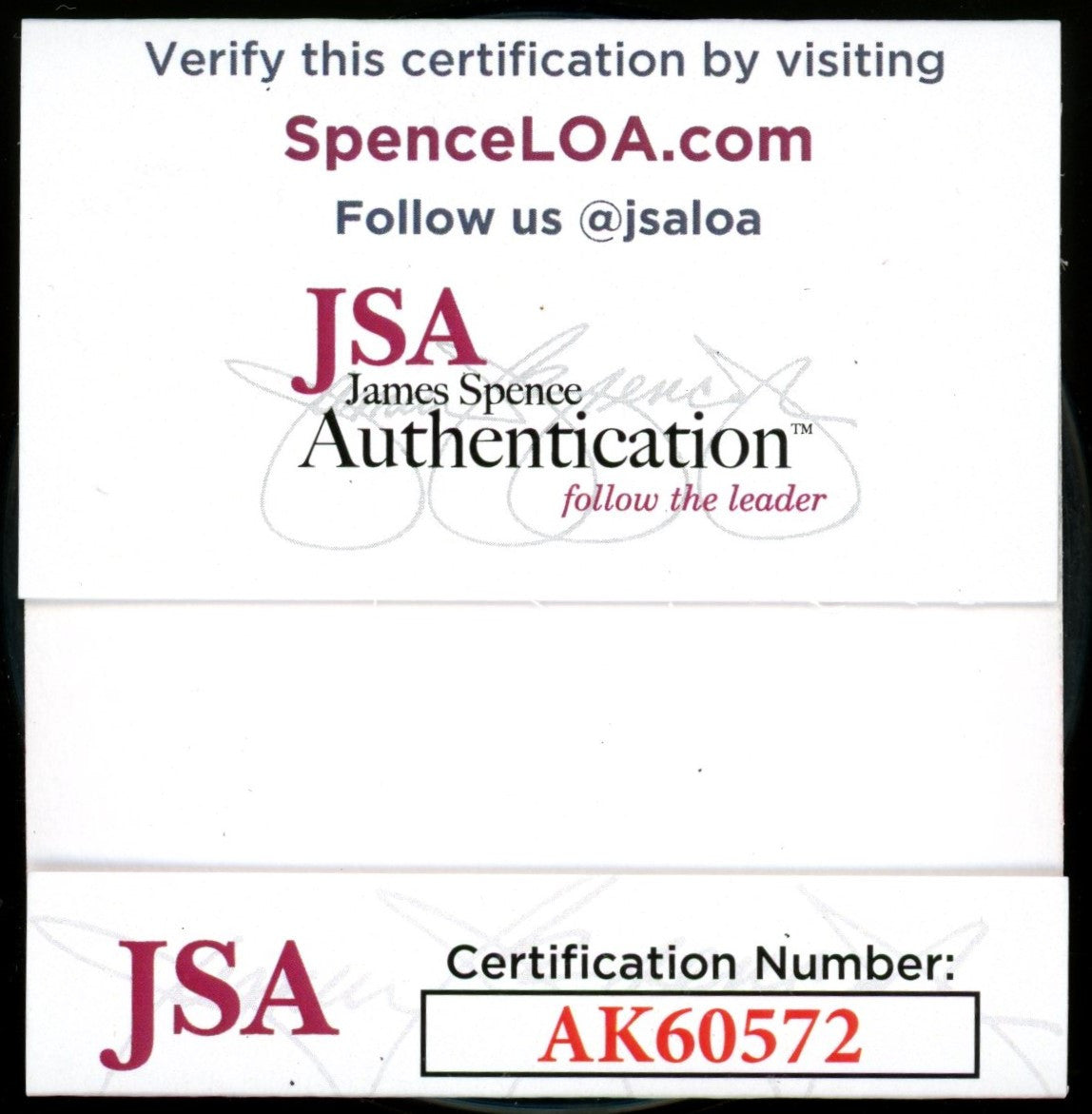 Mike Modano Signed Autographed Puck JSA AK60572