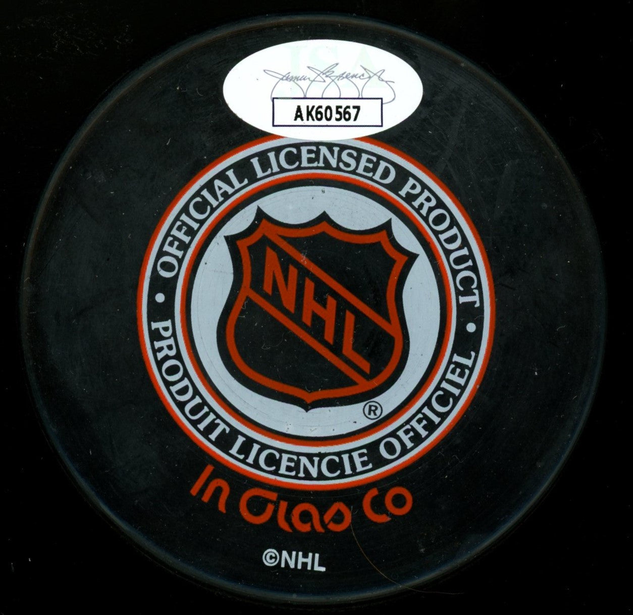 Grant Fuhr Signed Autographed Puck JSA AK60567