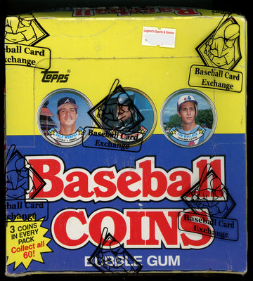 1988 Topps Baseball Coins Box BBCE Wrapped and Sealed