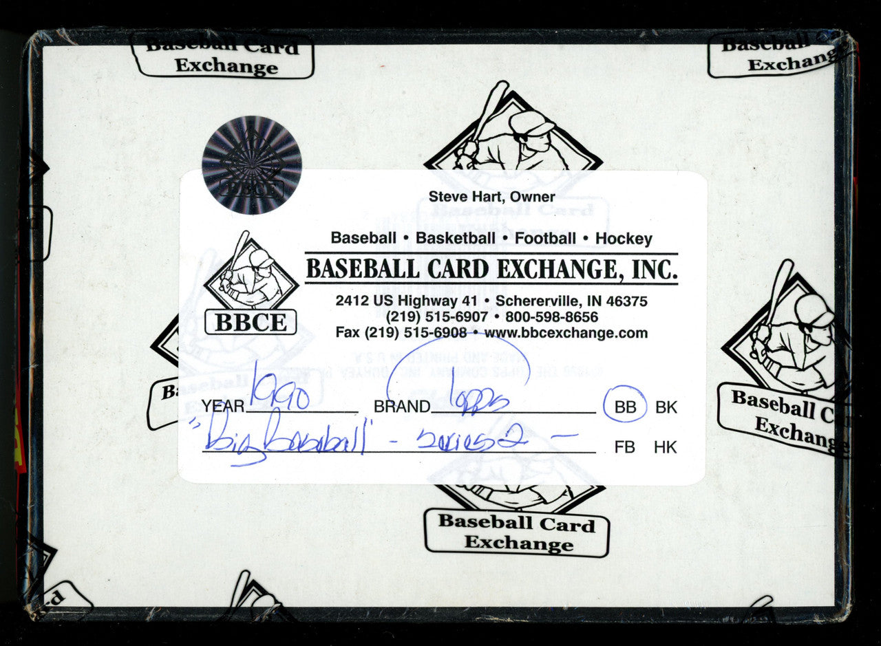 1990 Topps Big Baseball Series 1-3 Box Lot BBCE Wrapped and Sealed