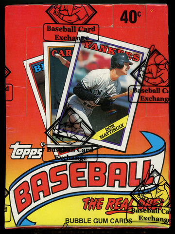 1988 Topps Baseball Wax Box FASC BBCE Wrapped and Sealed