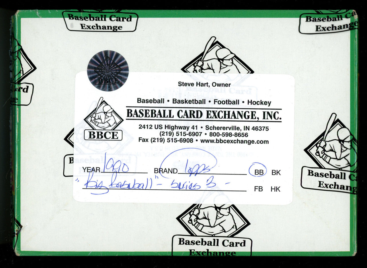 1990 Topps Big Baseball Series 1-3 Box Lot BBCE Wrapped and Sealed
