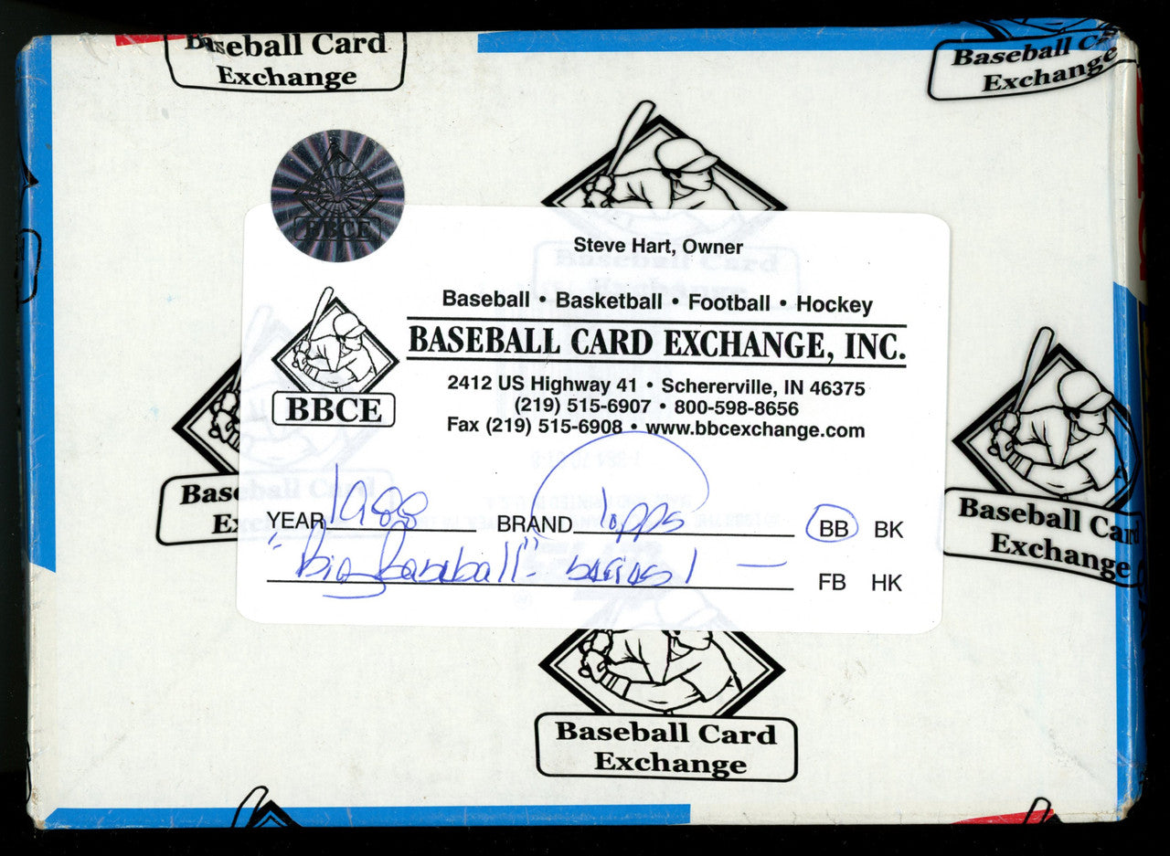 1988 Topps Big Baseball Series 1-3 Box Lot BBCE Wrapped and Sealed