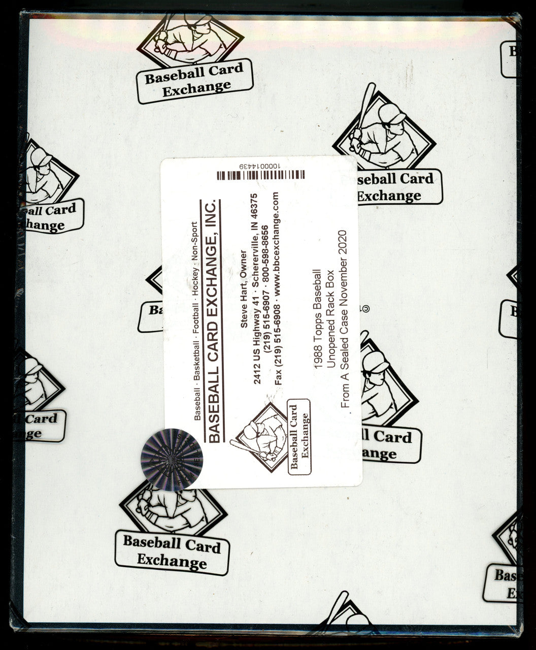 1988 Topps Baseball Rack Box FASC BBCE Wrapped and Sealed