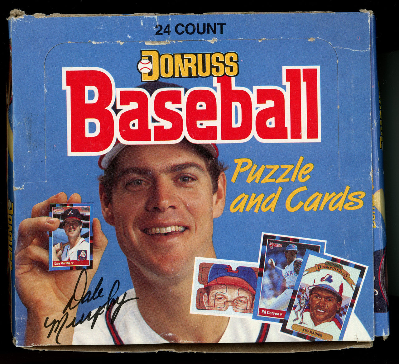 1988 Donruss Baseball Cello Box 24 Factory Sealed Packs All White Sox On Top