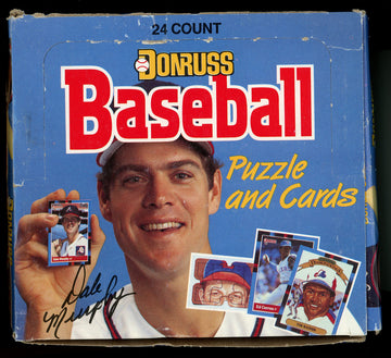 1988 Donruss Baseball Cello Box 24 Factory Sealed Packs All White Sox On Top