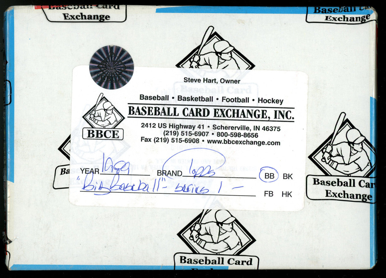 1989 Topps Big Baseball Series 1-3 Box Lot BBCE Wrapped and Sealed