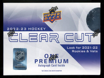 2022/23 Upper Deck Clear Cut Hockey Hobby Box