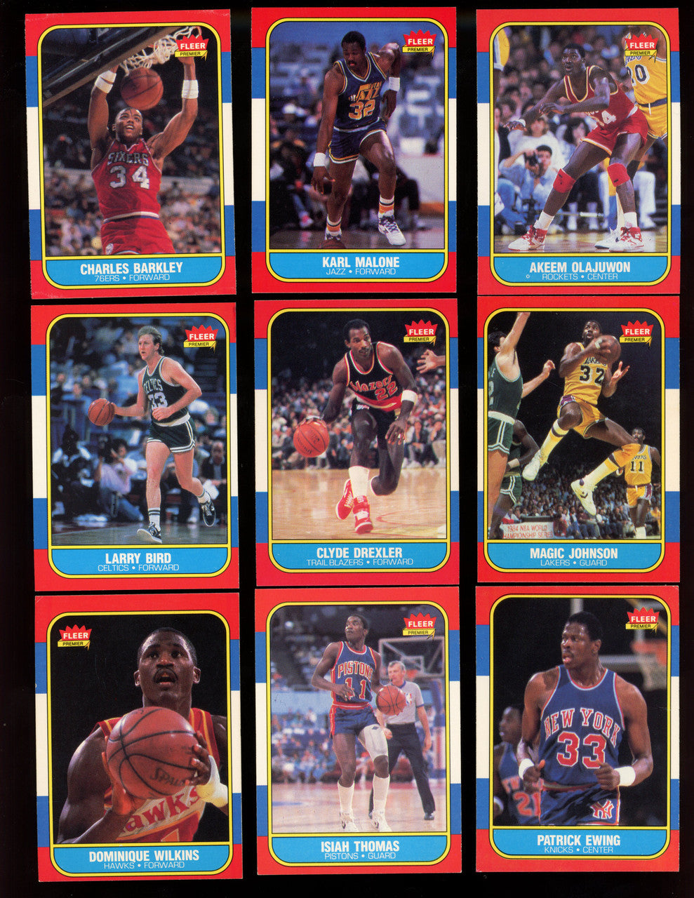 1986/87 Fleer Basketball Complete Set (Missing Jordan) 131/132 EX/MT-NM/MT