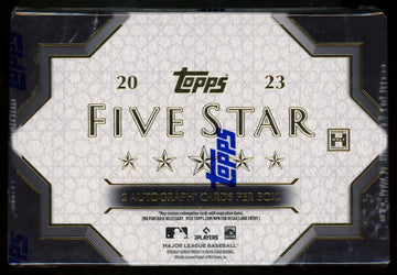 2023 Topps Five Star Baseball Hobby Box