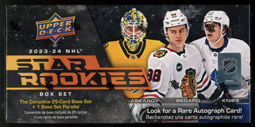 2023/24 Upper Deck Hockey NHL Star Rookies Box Set