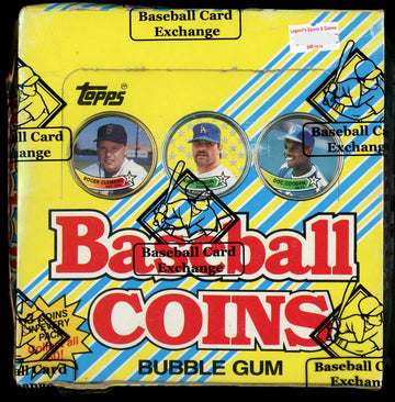 1989 Topps Baseball Coins Box BBCE Wrapped and Sealed