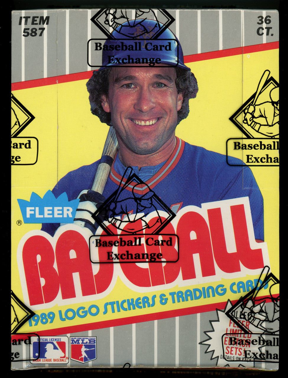 1989 Fleer Baseball Wax Box w/ Price Stickers BBCE Wrapped and Sealed