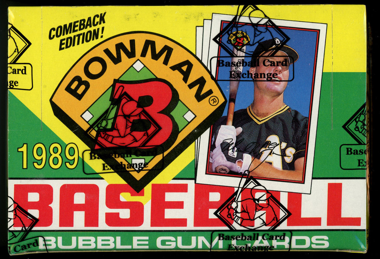 1989 Bowman Baseball Wax Box FASC BBCE Wrapped and Sealed