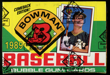 1989 Bowman Baseball Wax Box FASC BBCE Wrapped and Sealed