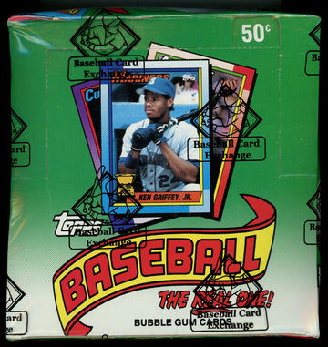 1990 Topps Baseball Alternate Wrap Box BBCE Wrapped and Sealed