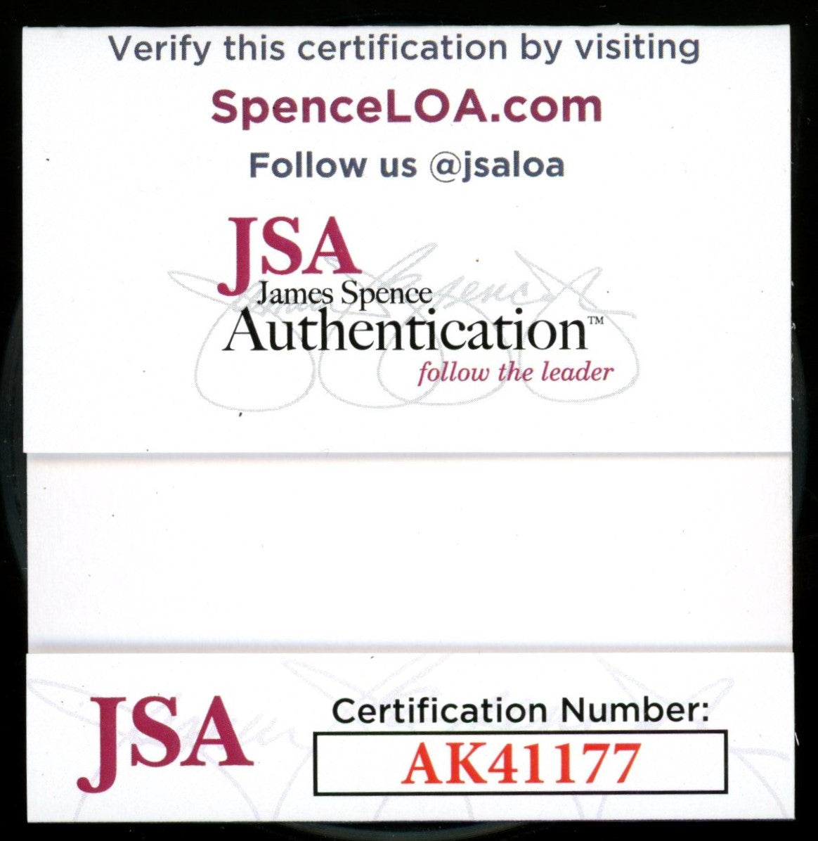 Pat Verbeek Signed Autographed Puck JSA AK41177
