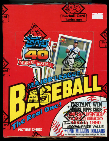 1991 Topps Baseball Rack Box FASC BBCE Wrapped and Sealed