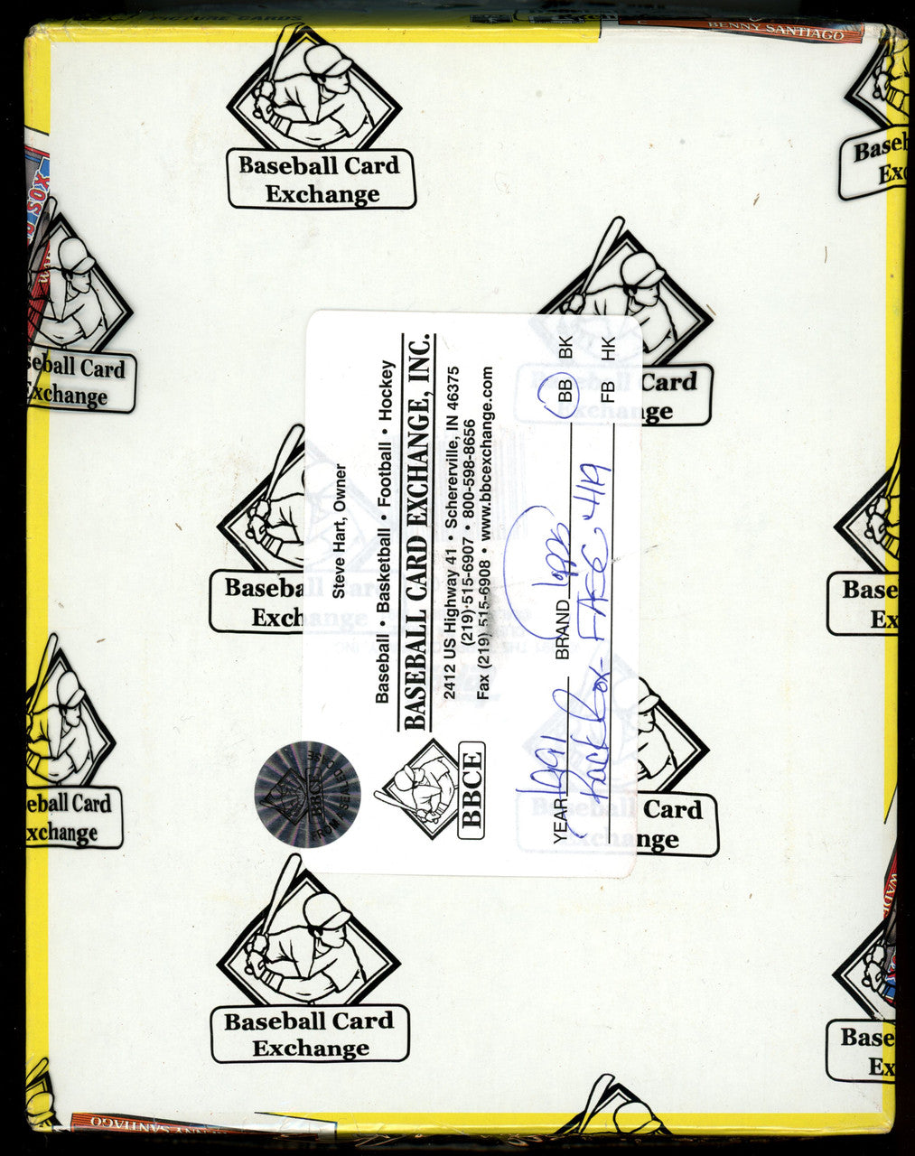 1991 Topps Baseball Rack Box FASC BBCE Wrapped and Sealed