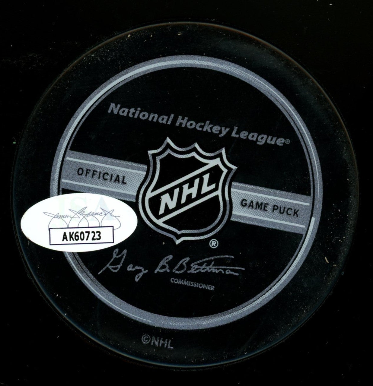Mike Babcock Signed Autographed Puck JSA AK60723
