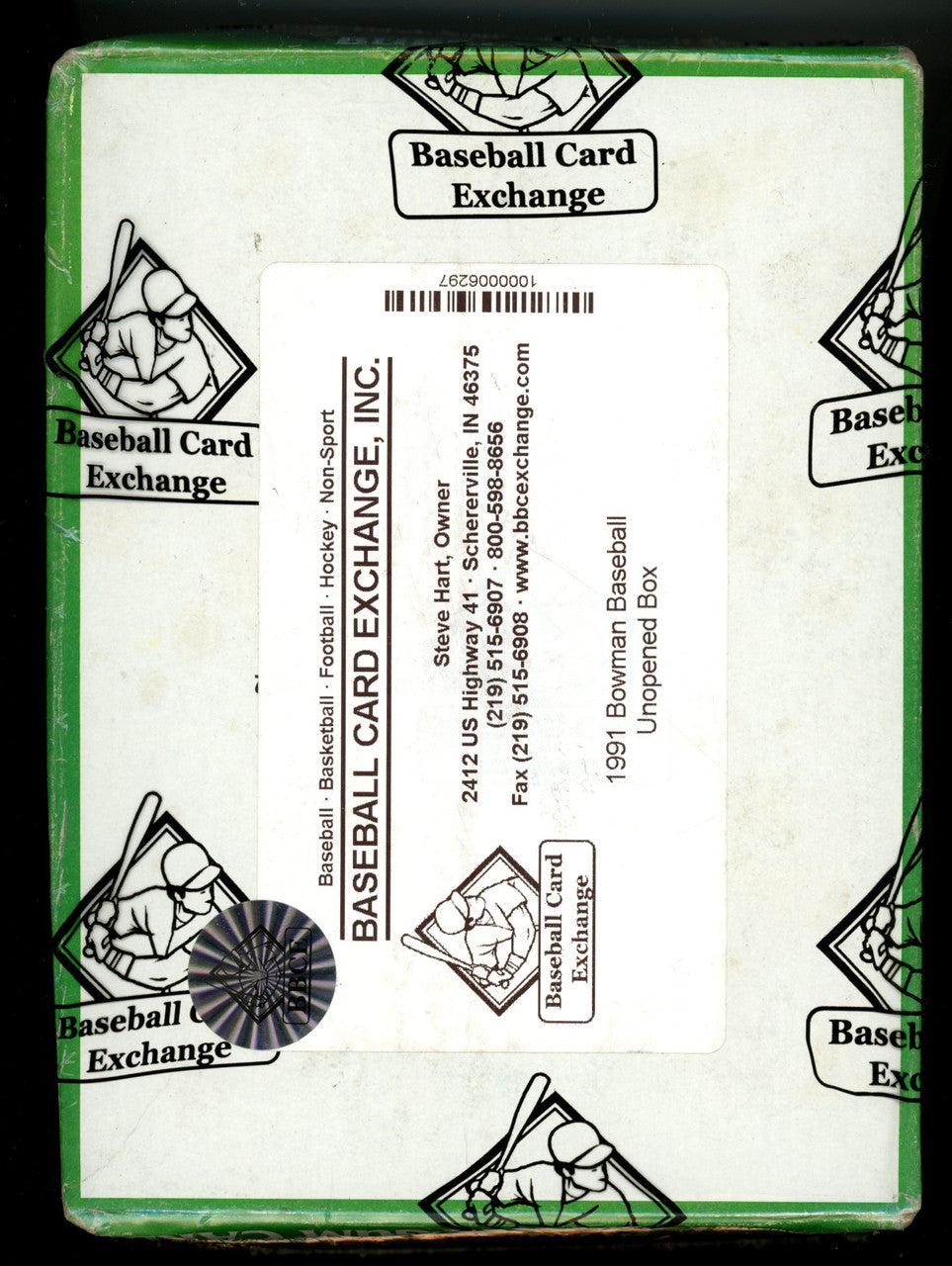 1991 Bowman Baseball Wax Box BBCE Wrapped and Sealed