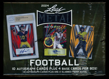 2024 Leaf Metal Football Jumbo Hobby Box