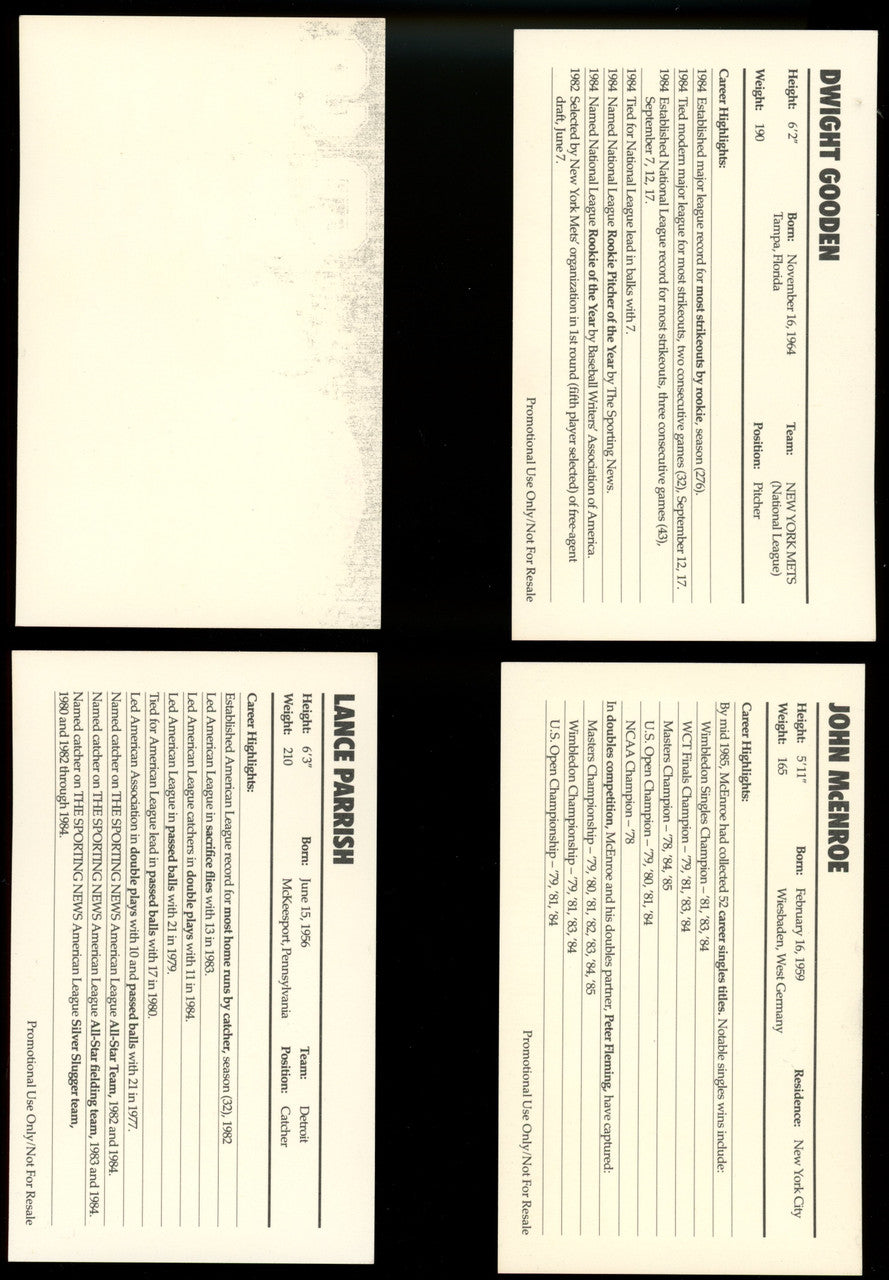 1985 Nike Promo Complete Set w/ Michael Jordan PSA 7