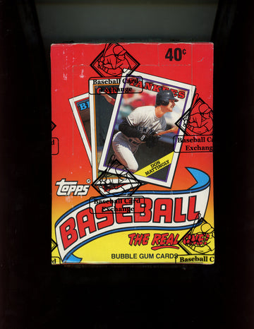 1988 Topps Baseball Wax Box BBCE Wrapped and Sealed
