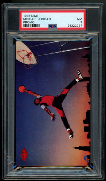 1985 Nike Promo Complete Set w/ Michael Jordan PSA 7