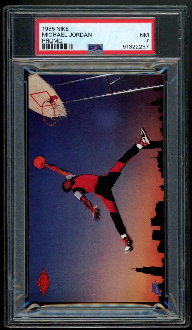 1985 Nike Promo Complete Set w/ Michael Jordan PSA 7