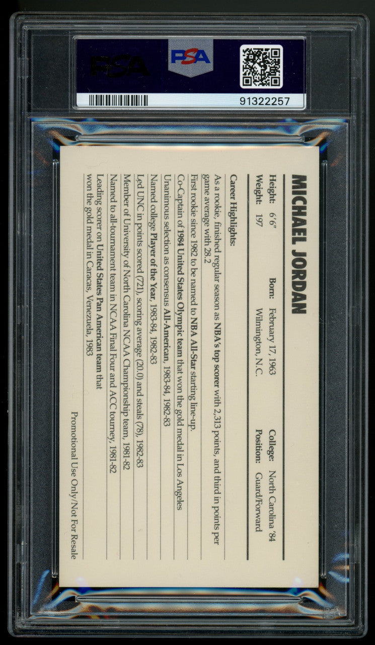 1985 Nike Promo Complete Set w/ Michael Jordan PSA 7