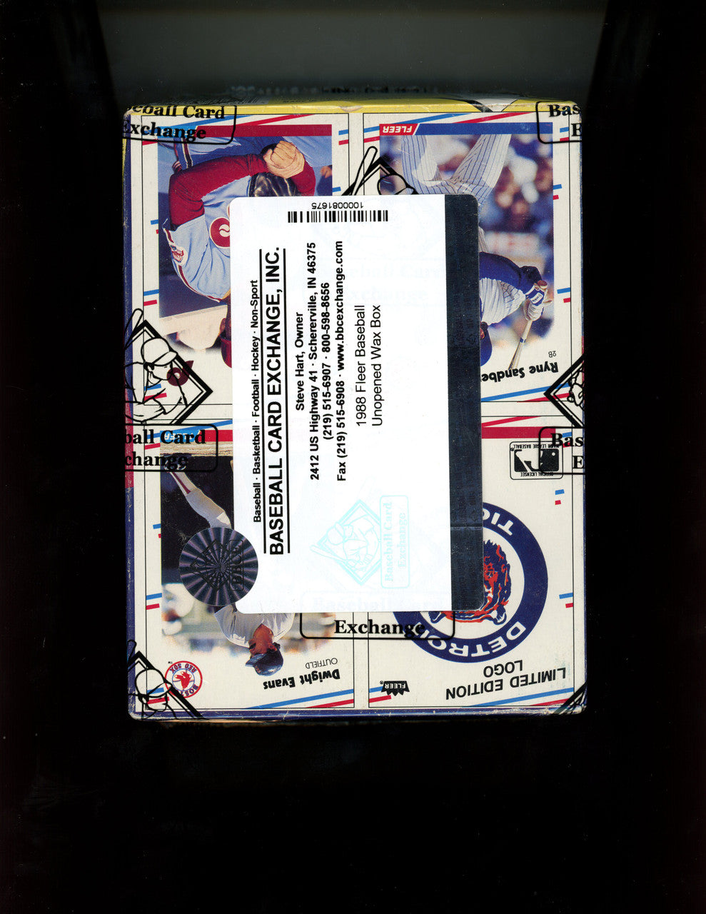 1988 Fleer Baseball Wax Box BBCE Wrapped and Sealed
