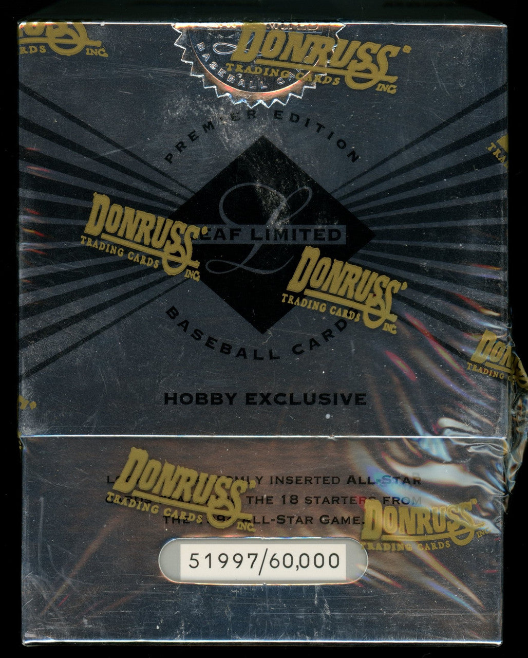 1994 Leaf Limited Baseball Hobby Box Factory Sealed