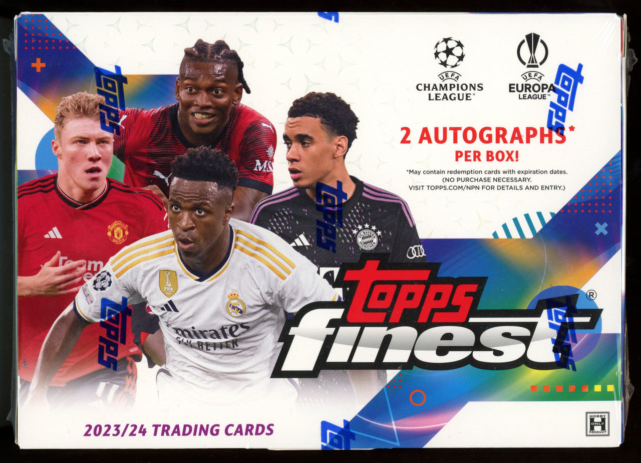 2023/24 Topps Finest UEFA Club Competitions Soccer Hobby Box