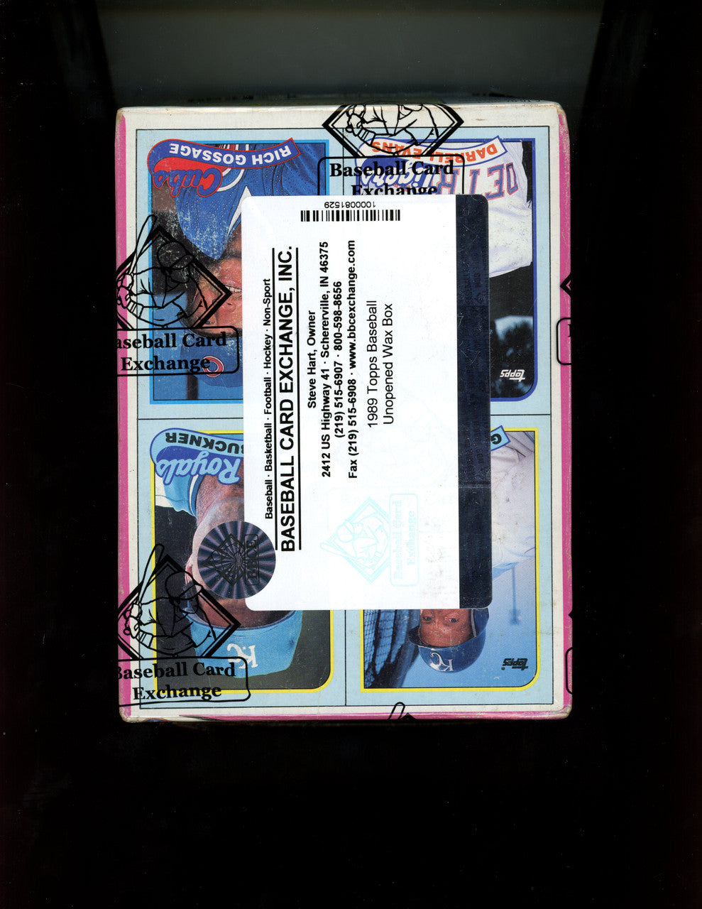 1989 Topps Baseball Wax Box BBCE Wrapped Sealed
