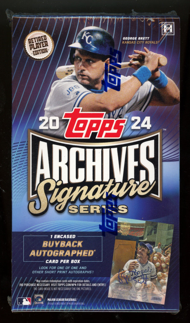 2024 Topps Archives Signature Series Retired Player Edition Baseball Hobby Box