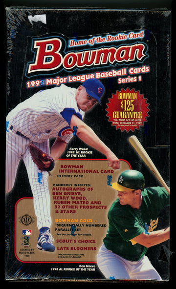 1999 Bowman Series 1 Baseball Hobby Box Factory Sealed